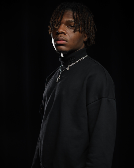 "Humble Before Honored" Black Mock-Neck Sweater